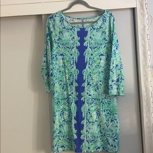 lilly pulitzer 3/4 sleeve dress